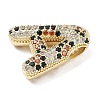 Brass Micro Pave Cubic Zirconia Pendants KK-Z108-02G-A-2