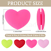 8Pcs 4 Colors Silicone Tennis Racquet Dampener AJEW-CN0005-01-2