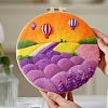 DIY Punch Embroidery Beginner Kits PW-WGEAC28-04-1