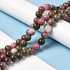 Natural Dyed White Jade Beads Strands G-M402-C04-10-2