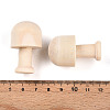 Unfinished Wood Mushroom Ornaments WOOD-T032-05-3