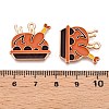 Thanksgiving Day Theme Alloy Enamel Pendants X1-ENAM-T020-35F-3