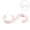 Hypoallergenic Bioceramics Zirconia Ceramic Ring Stud Earrings EJEW-Z023-02F-1