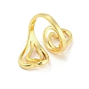 Brass Open Cuff Rings RJEW-I100-03G-3