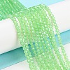 Baking Painted Transparent Glass Beads Strands DGLA-F029-J2mm-01-2