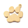 Ion Plating(IP) 304 Stainless Steel Pendants STAS-L245-019A-G-2