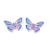 Translucent Printed Resin Cabochons CRES-N021-107A-1