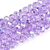 Transparent Glass Beads Strands EGLA-N016-4mm-03-1