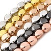 Electroplate Glass Beads Strands EGLA-F166-02B-1