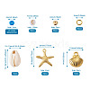 Cheriswelry Flat Round Brass Spacer Beads KK-CW0001-03G-8