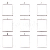 Alloy Open Back Bezel Big Pendants PALLOY-TA0021-02P-1