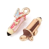 Alloy Enamel Charms FIND-G101-05G-3
