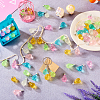  48Pcs 6 Colors Opaque Resin Pendants RESI-TA0002-01-17