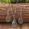 Alloy Pendant Necklaces & Dangle Earrings Sets FS-WGB4D45-01-1