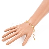 Brass Enamel Charm Bracelets SJEW-JS01132-5