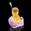 Resin Buddha with Lotus Figurines WG98215-01-2