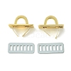 Zinc Alloy Bag Shoes Buckle Clips FIND-WH0063-91G-RS-1