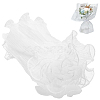 Organza Gauze Pleated Lace Trim OCOR-WH0092-23C-1