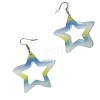 Alloy Acrylic Star Dangle Earrings for Women WG7A8ED-01-5