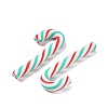 Christmas Candy Cane Handmade Polymer Clay Beads CLAY-P005-04G-2