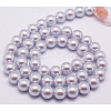 Eco-Friendly  Dyed Glass Pearl Round Beads Strands HY-A002-8mm-RB004-1