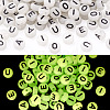 500Pcs 5 Style Acrylic Beads SACR-TA0001-15-12