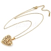 201 Stainless Steel Cable Chain Necklaces NJEW-M050-04B-G-1-4
