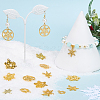 150Pcs 15 Styles Alloy Pendants FIND-SC0012-03-4