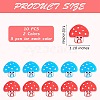 10Pcs 2 Colors Silicone Beads JX772A-2