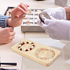 Beech Wooden Jewelry Bracelet Finger Ring Diplay Holder Tray ODIS-WH0010-02J-01-4