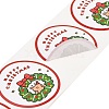 120 Round Paper Christmas Cartoon Sticker Rolls DIY-M070-09A-3