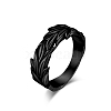 Retro Neutral Style Titanium Steel Ring PW-WGC3765-08-1