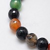 Natural Agate Round Beads Strand G-L084-14mm-10-2