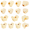60Pcs 4 Styles Brass Beads KK-BBC0023-32-7