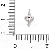 Brass Rhinestone Pendants RB-CBAA948-03P-3