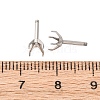 304 Stainless Steel Stud Earring Findings STAS-B091-02C-05P-3