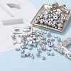 Plated Acrylic Beads MACR-YW0001-29P-5
