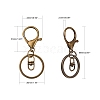 Iron Lobster Clasp Keychain X-KEYC-E016-01AB-4