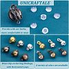 Unicraftale 36Pcs 6 Colors Brass Clip-on Earring Findings KK-UN0001-23-5