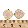 316 Surgical Stainless Steel Enamel Pendants STAS-M073-10G-3