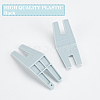 Gorgecraft 2Pcs 2 Style Sewing Machine Stitching Plate KY-GF0001-18-4