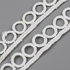 Polyester Lace Trims OCOR-WH0082-05G-1