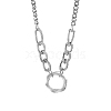 Non-Tarnish Stainless Steel Pendant Necklaces VG5918-1-2