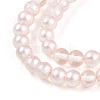 Baking Paint Transparent Glass Beads Strands DGLA-N011-6mm-03-3