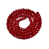 Opaque Solid Color Imitation Jade Glass Beads Strands EGLA-A044-P4mm-D02-3