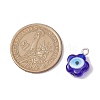 Handmade Evil Eye Lampwork Pendants PALLOY-JF02844-2