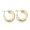 Brass Hoop Earrings EJEW-I250-01C-1