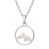 201 Stainless Steel Pendnat Necklaces NJEW-JN04764-02-1