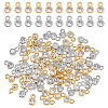 80Pcs 2 Colors Brass Cubic Zirconia Charms ZIRC-FH0001-45-1