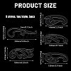 5Pcs 5 Styles Acrylic Drawing Template Measuring Ruler Set TOOL-WH0243-001-2